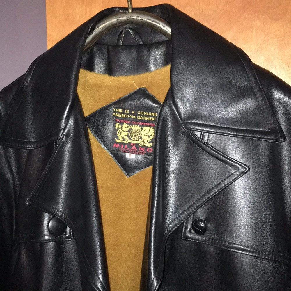 Milano Vintage Coat Black Peacoat “Amerfoam”